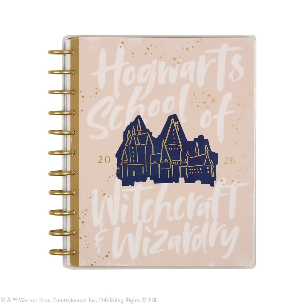 Happy Planner Hogwarts School Planner - Pink and Gold